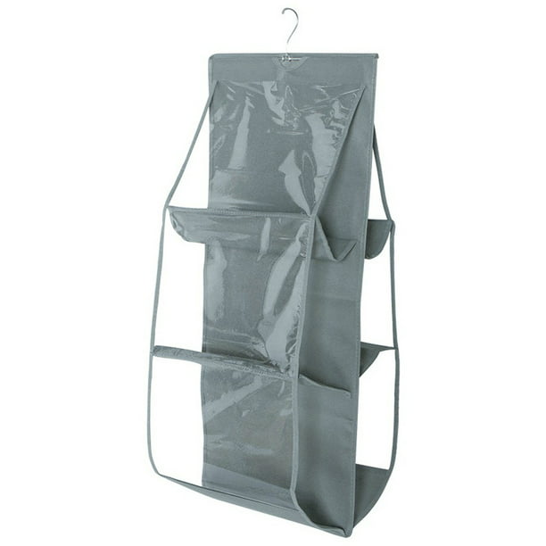 Home Storage Bag 6 Grids Durable Storage Backpack Hanging Storage Bags Rack 